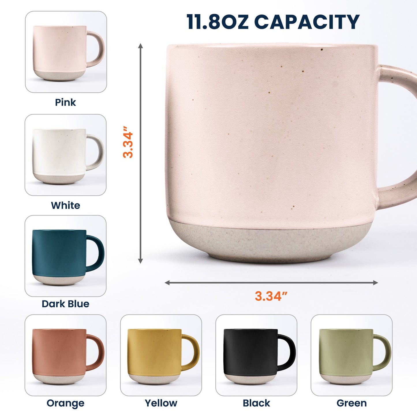Custom Birth Flower & Name Pottery Mug - Gift For Wine Lovers - Personalized Mug